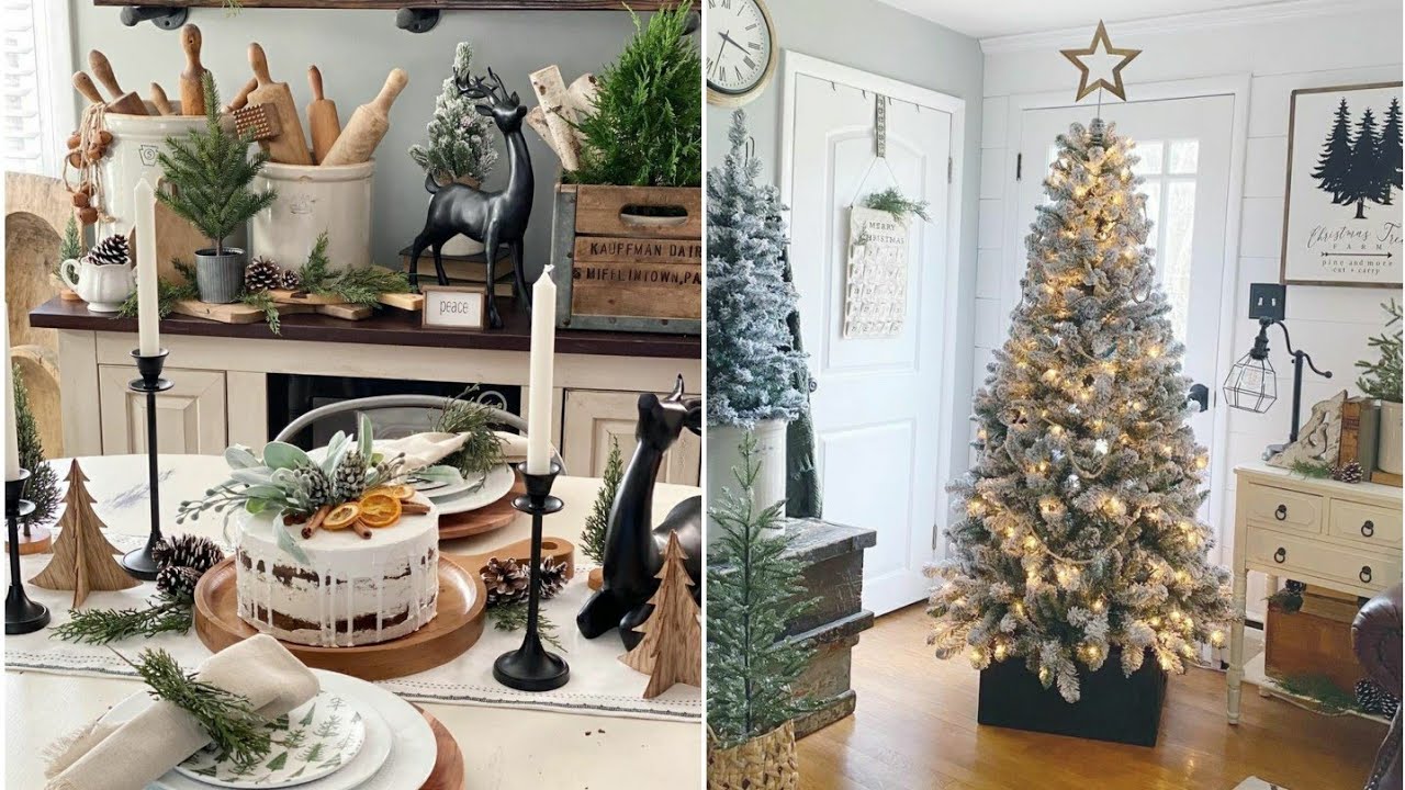 Antique Farmhouse Christmas Home Tour