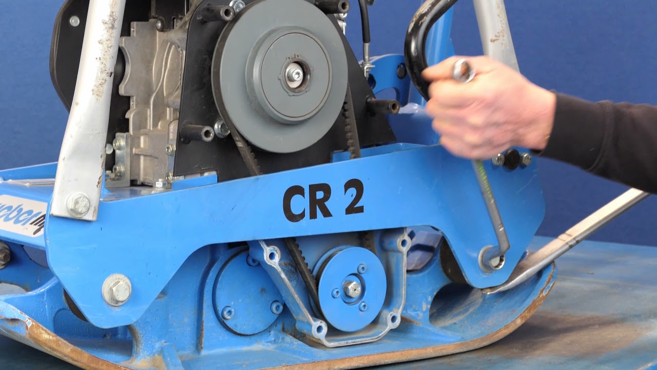 Wartungshinweise Bodenverdichter CR 2 Part III / Maintenance info plate compactor CR 2 Part III