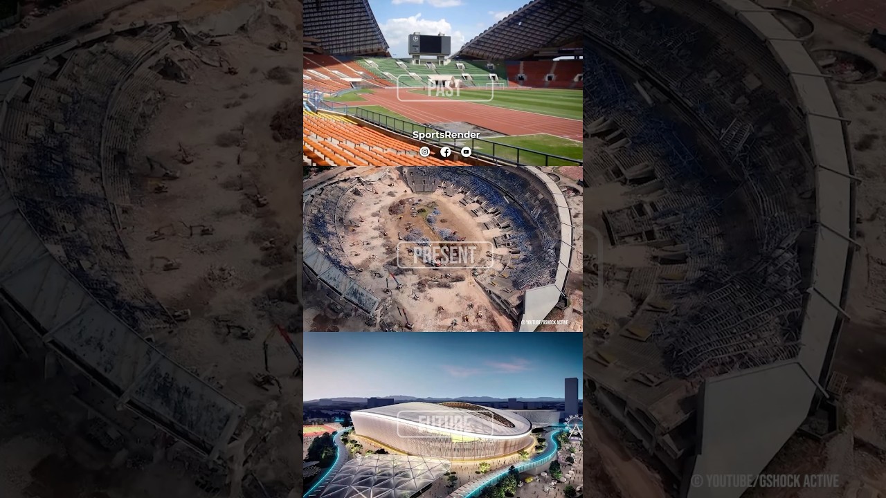 The condition of Shah Alam Stadium following several weeks of demolition work. 