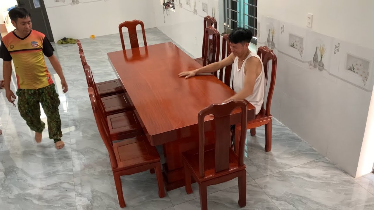 Skillful Woodworking Inspires Anyone || Beautiful Japanese Dining Table Design From Solid Wood