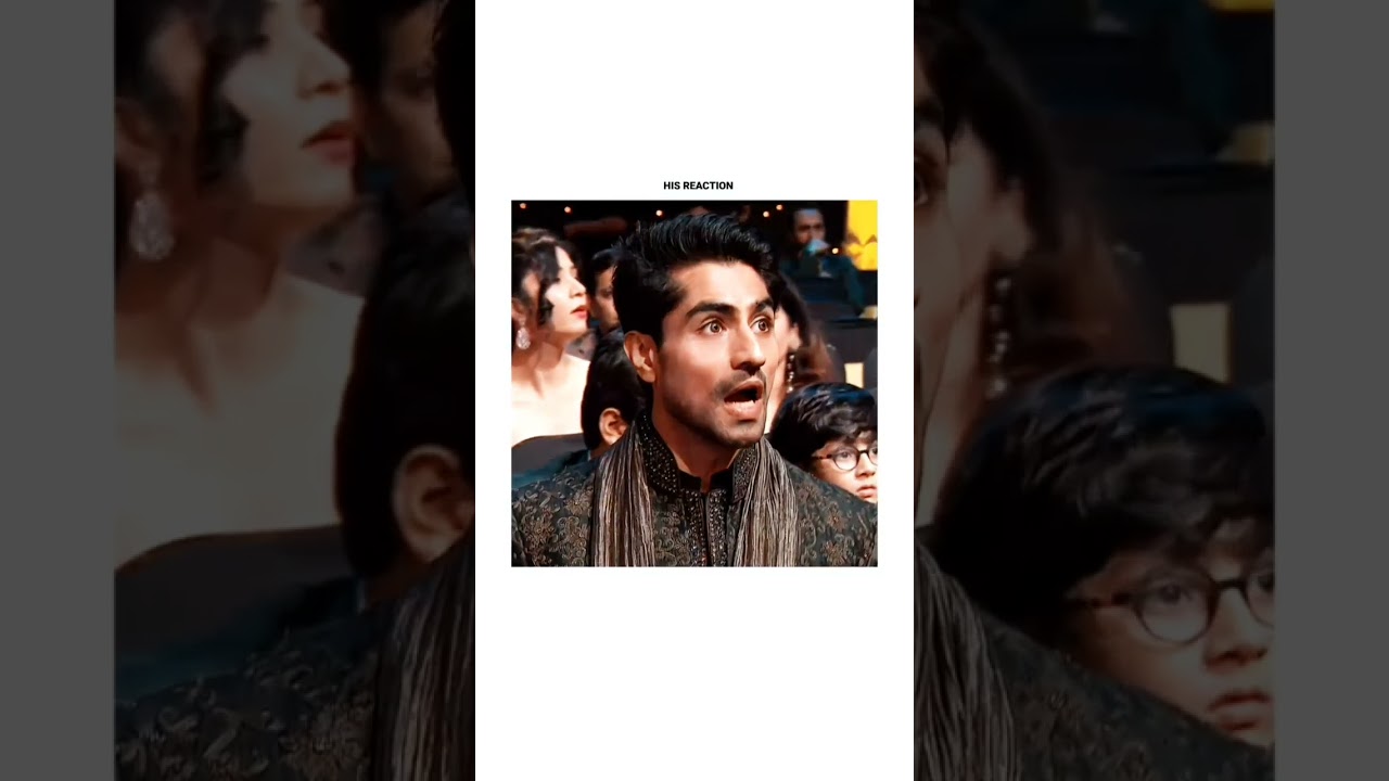 Harshad Chopda's reaction on Pranali rathod's performance 😍❤#yrkkh #abhira #harshali #akshara #love