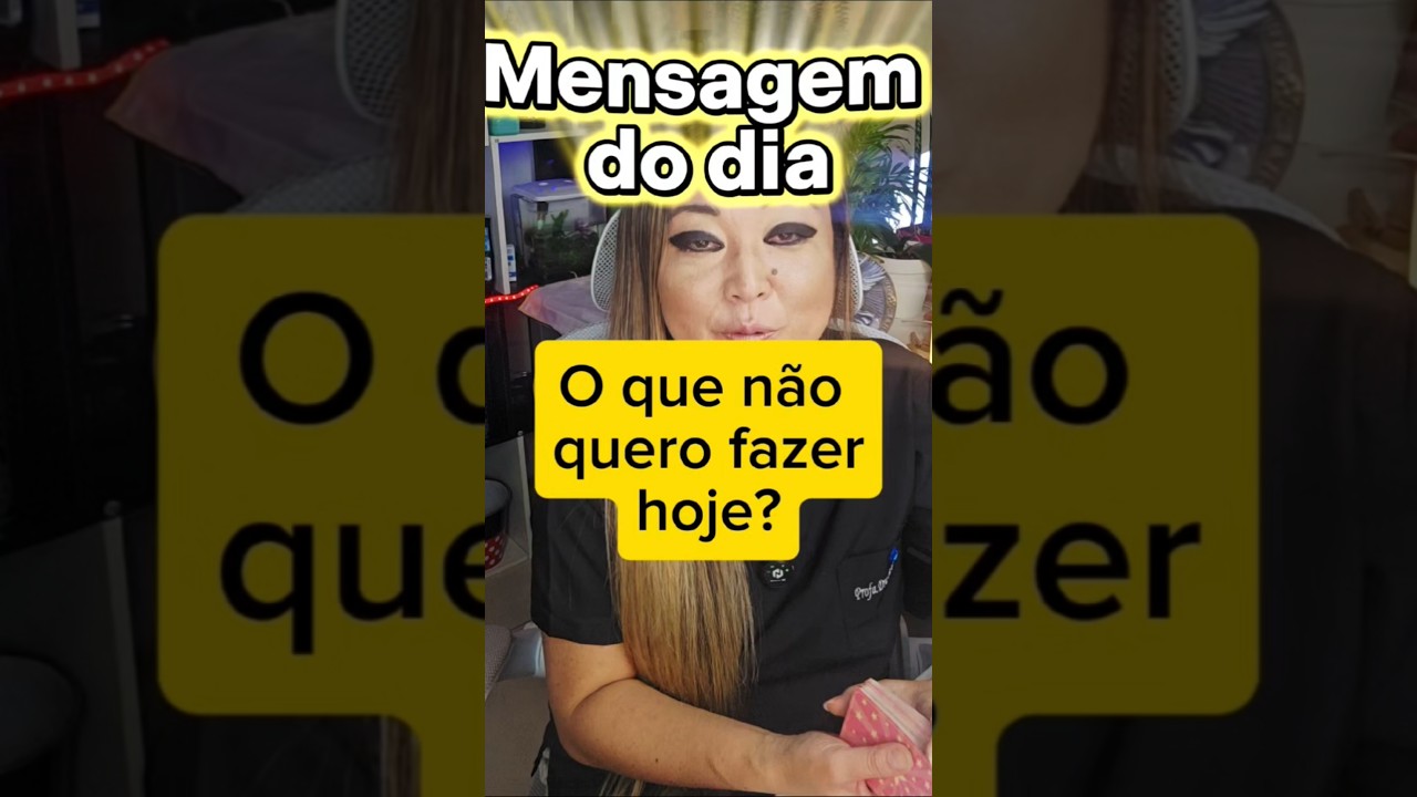 O que n&atilde;o posso fazer hoje? Mensagem do dia