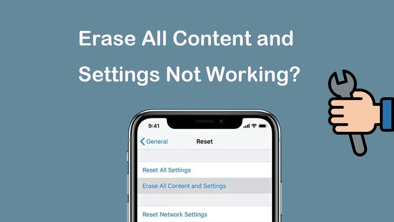 Erase All Content and Settings Not Working? How to Reset your iPhone?