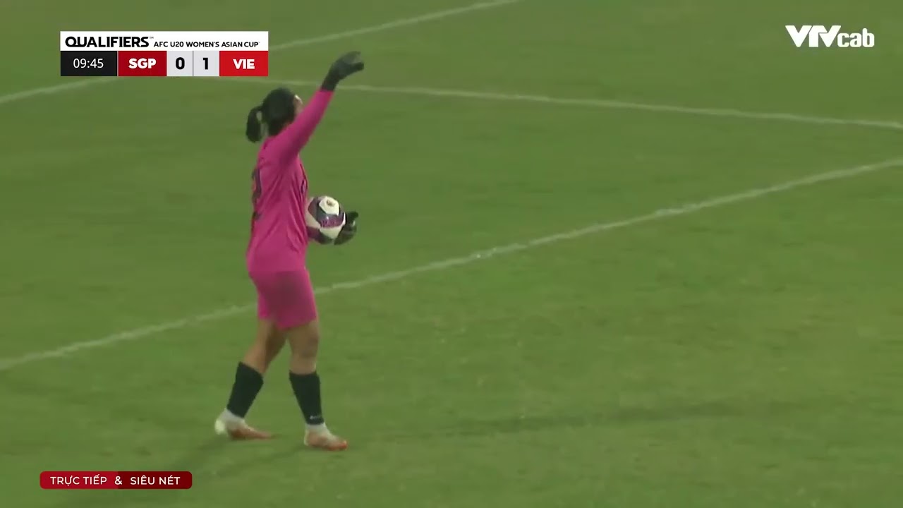 U20 Nữ Việt Nam vs U20 Nữ Singapore | Cơn Mưa Tuyệt Phẩm