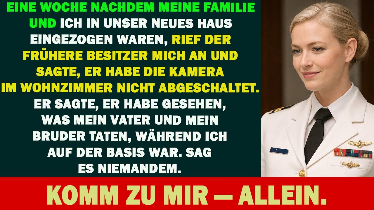 Dad und Bruder verkaufen mein Haus im Auslandseinsatz – sie wussten nicht, dass die Kamera lief.