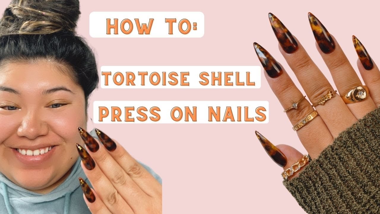 Press On Nails | Nail Design Tutorial | How To: Tortoise Shell Nail Art Tutorial