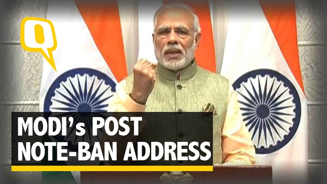 The Quint: PM Modi Announces Sops in His Post Note Ban Address to the Nation