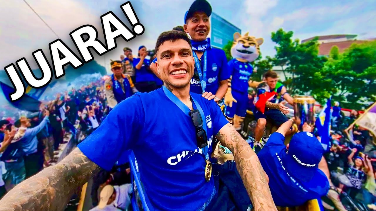 Party Day in Bandung!🔥🔵 - Persib Bandung Champions of Liga 1!