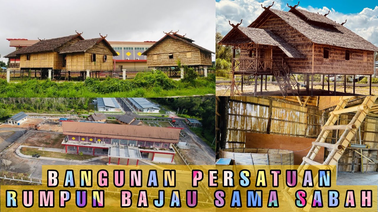 Bangunan Persatuan Rumpun Bajau Sama Sabah | Sintak Manis Versi Arwah Dino Menara | Kg. Lok Batik