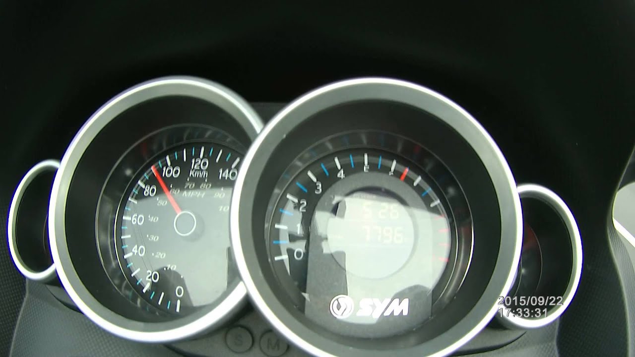 Joymax 300i (CBS) 0-140 no topspeed