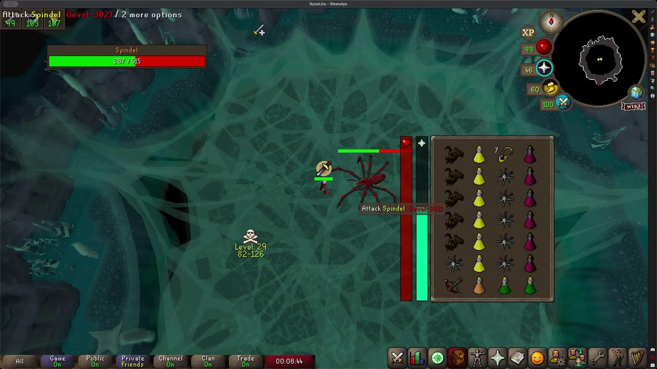 OSRS Spindle Run
