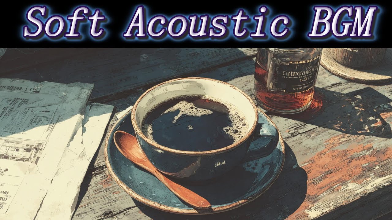 Slow & Soft Acoustic Lounge | Guitar and Piano BGM for Relaxed Time (1 Hour)