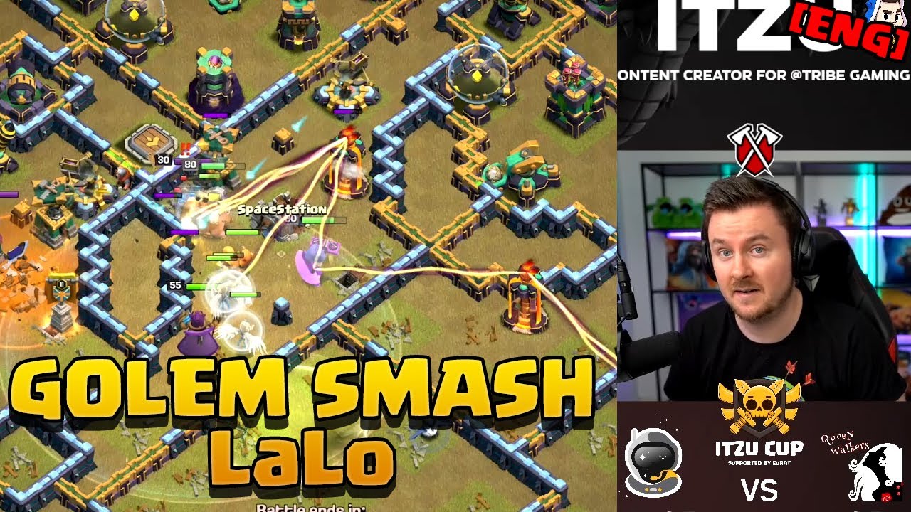 CRAZY Golem Dive from Klaus | Queen Walkers vs Spacestation in the iTzu Cup