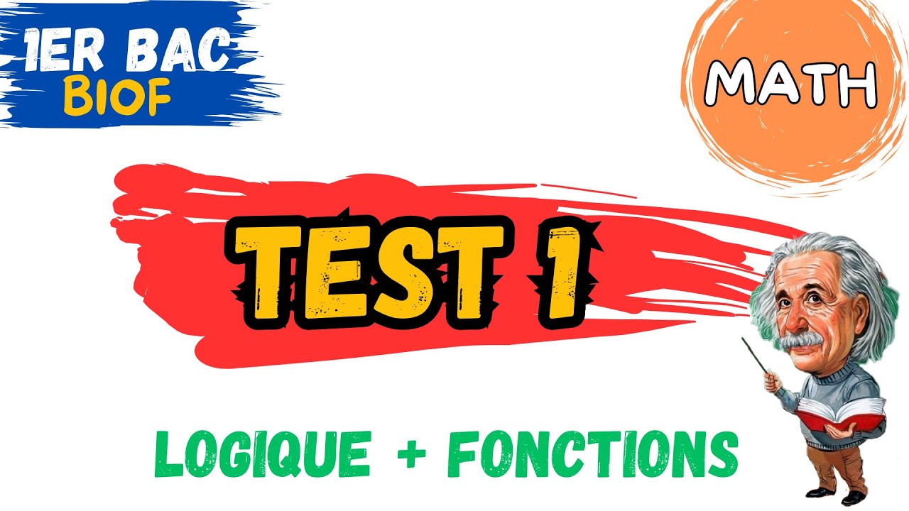 1Bac MATH   | Devoir surveillé  N°1 semestre 1  |  devoir corrigé avec explication