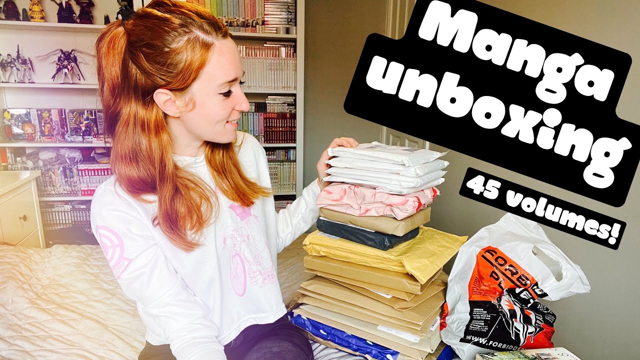 Manga unboxing and haul 45 volumes!