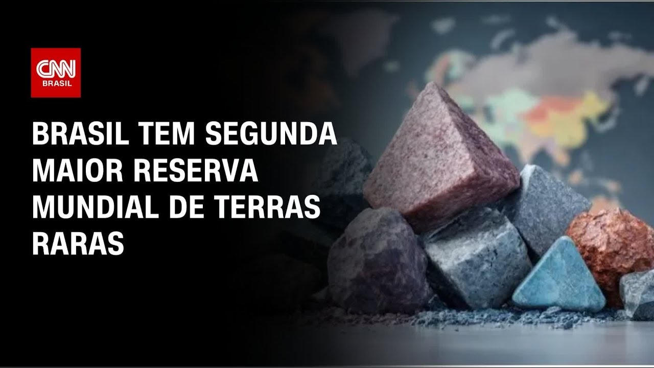 Brasil tem segunda maior reserva mundial de terras raras | CNN PRIME TIME