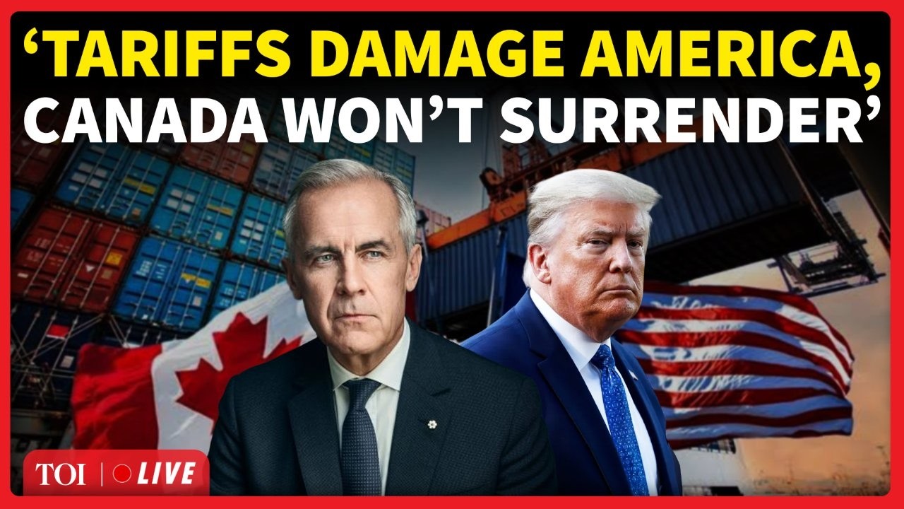 &lsquo;U.S. ECONOMY IN RECESSION&rsquo;: Carney&rsquo;s Old Tariff Warning To Trump Goes Viral | US-Canada War