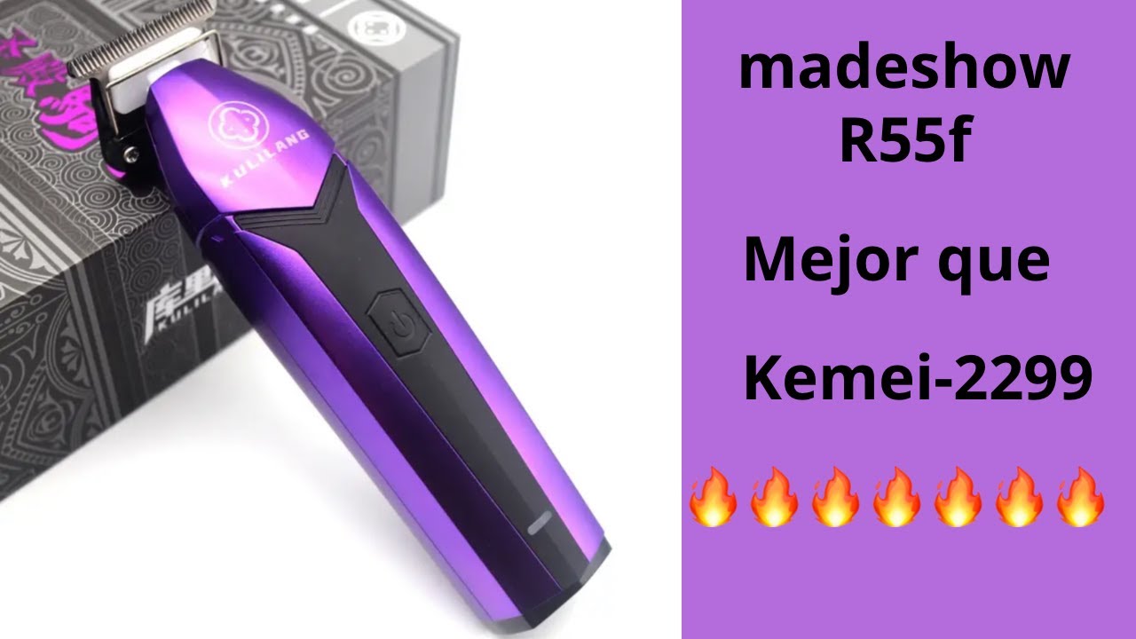 Madeshow kulilang r55f mejor que Kemei 2299 #kemei #madeshow