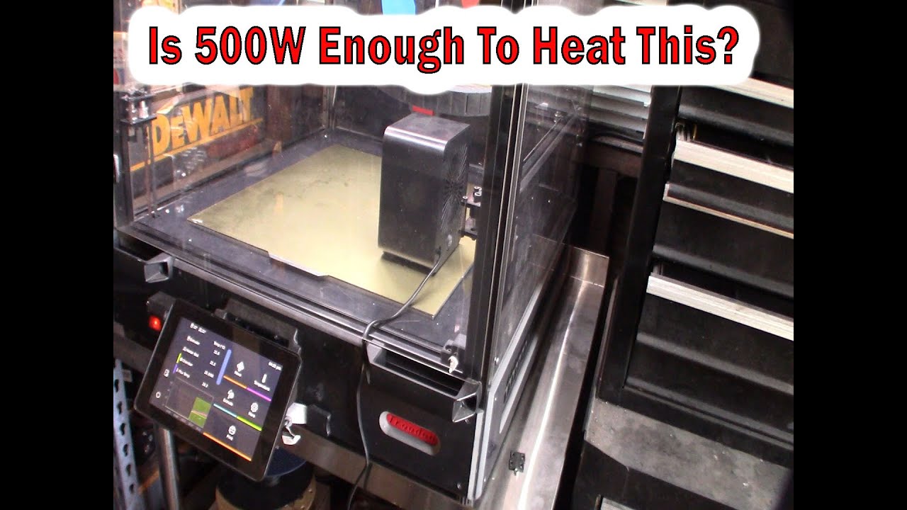 3D printer active heated chamber from space heater, for Voron / Troodon Concept Ideas Part 1