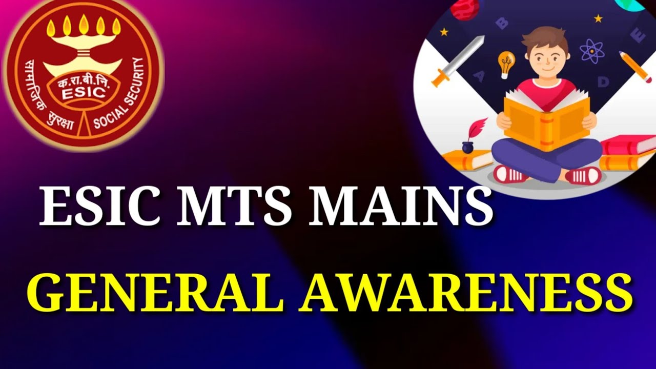 Esic mts mains general awareness#youtubeshorts#youtube#esicmts#esicmts2022#generalawareness