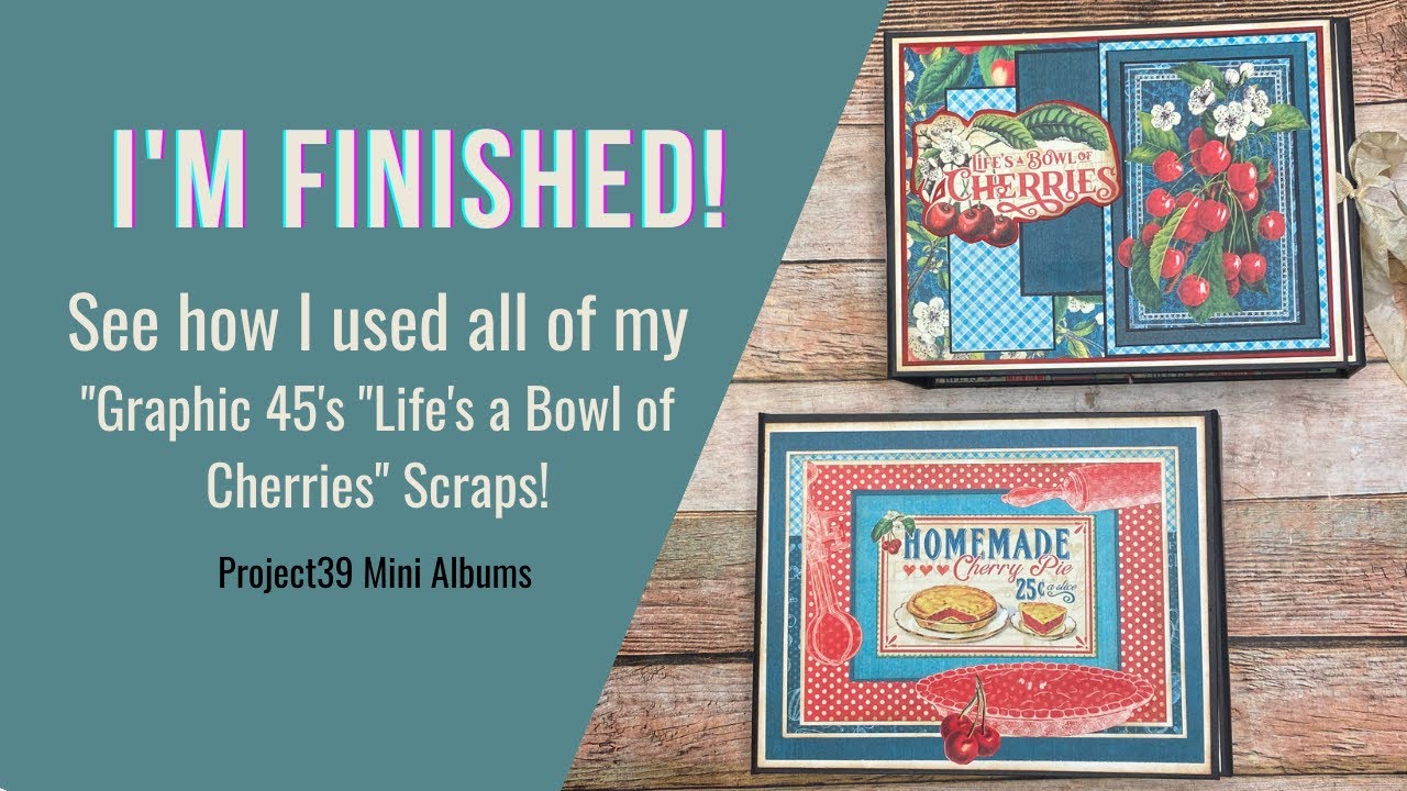 I'm finished! Yep, I used up all of my Graphic 45 