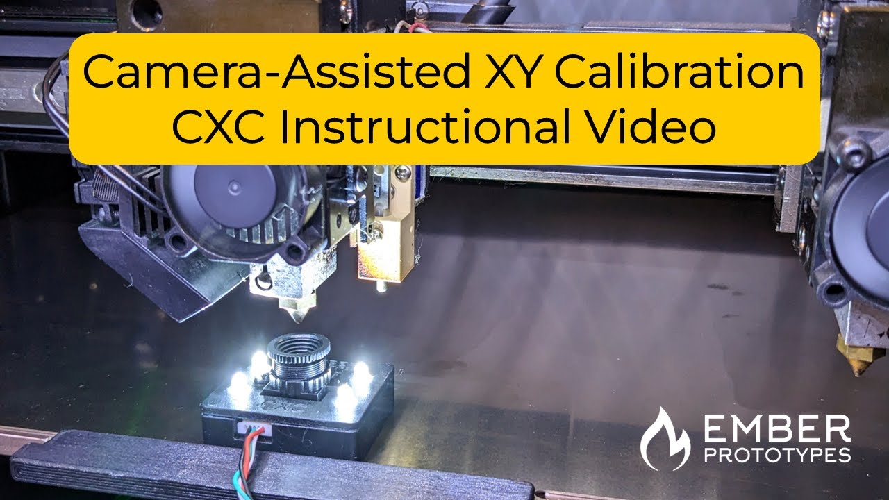 Camera assisted XY calibration (CXC) for 3D printers