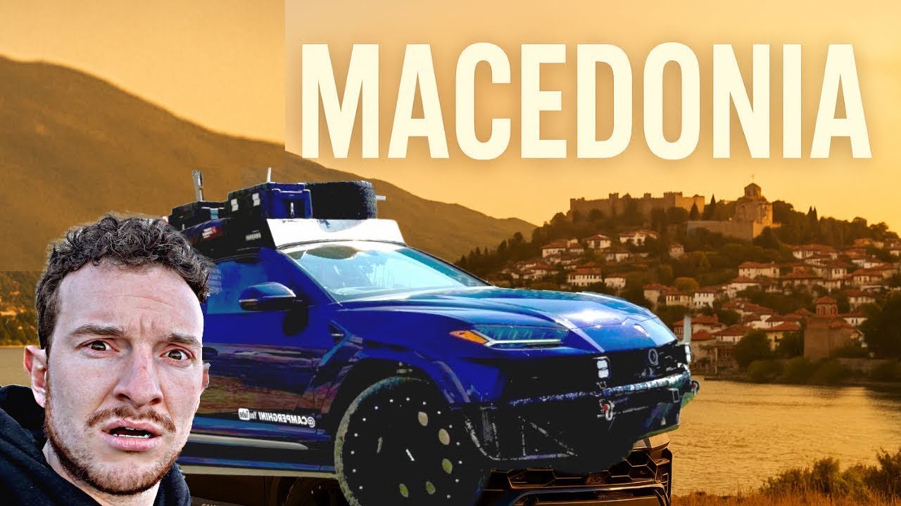 Я взял свой Lambo с собой в поход в Македонию.