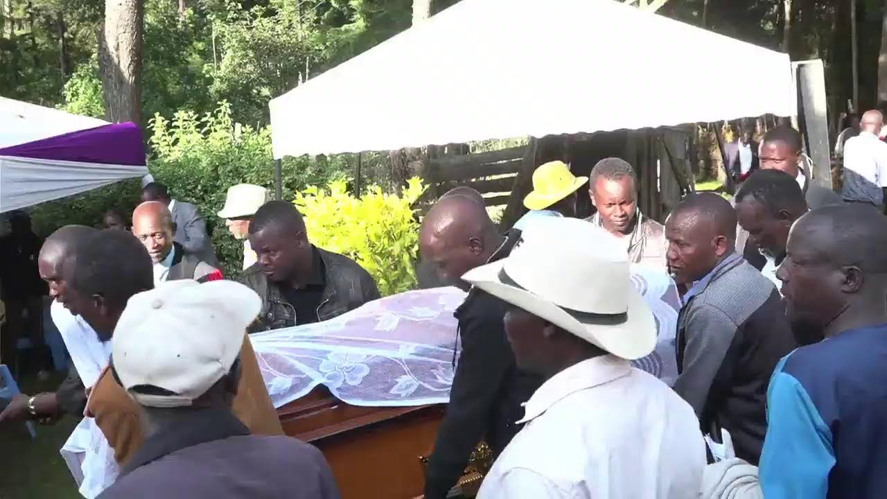 FUNERAL SERVICE OF THE LATE KENNETH CHEPSERGON, KABARTAMAS VILLAGE, OSSEN.