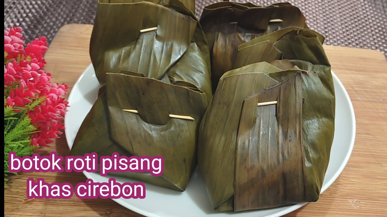 buat ide takjil dibulan puasa sangat cocok /botok pisang roti khas CIREBON