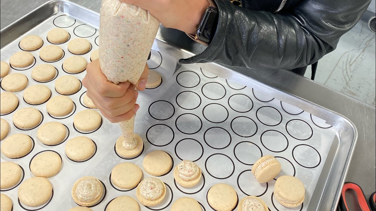 Macaron 101 - how to make macarons at home using the Dana’s Bakery macaron making kit!