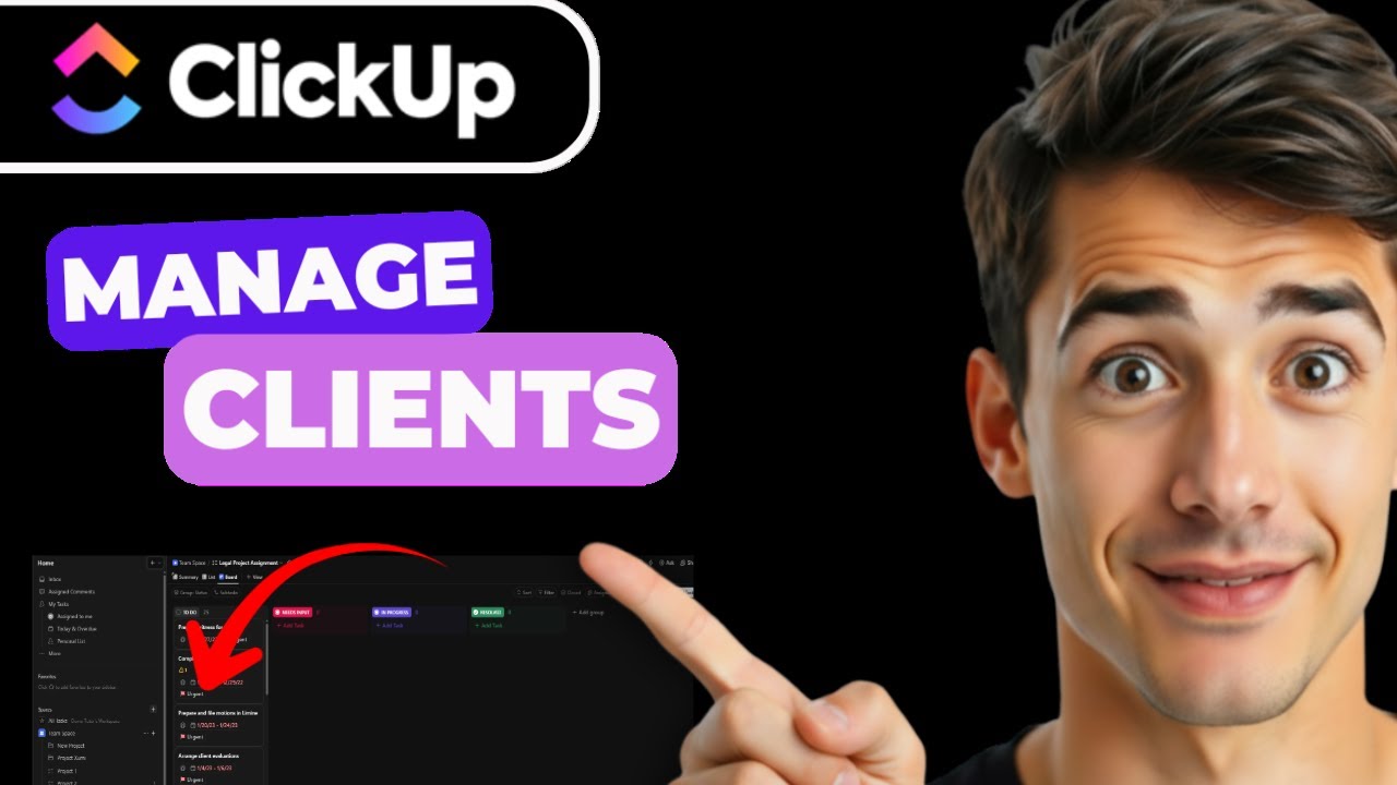 Как управлять клиентами в Clickup (самый простой способ) (Руководство 2026 года)