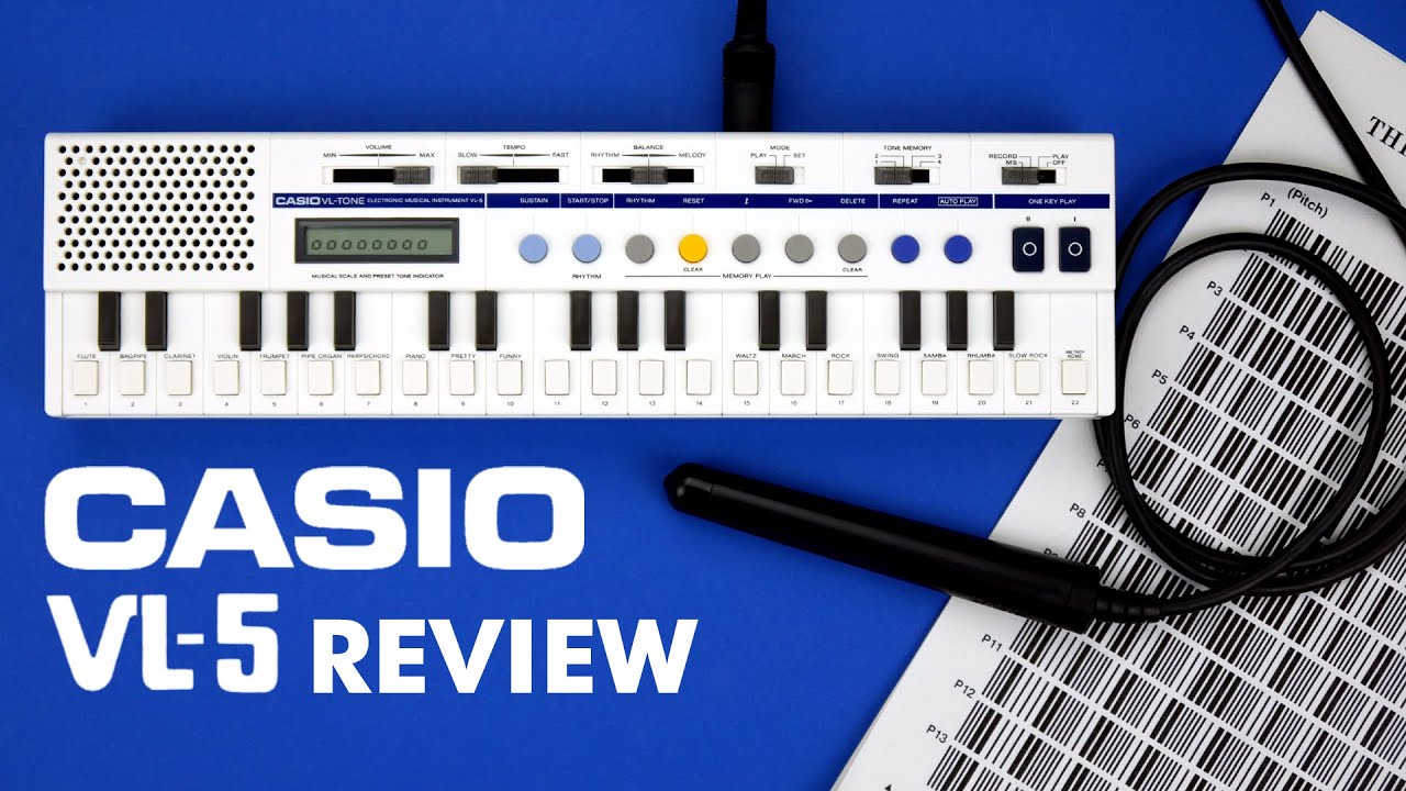 Casio VL-5 со сканером штрихкодов — полный обзор