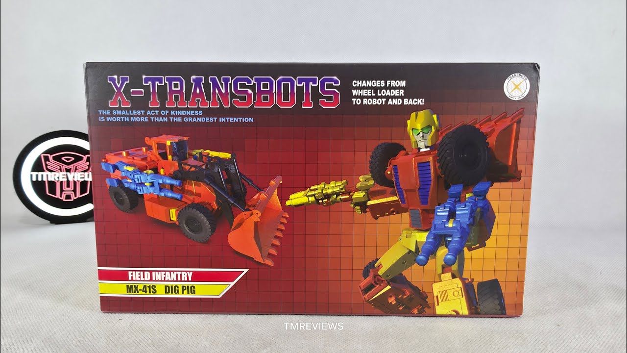 Распаковка: X-Transbots MX-41S Dig Pig