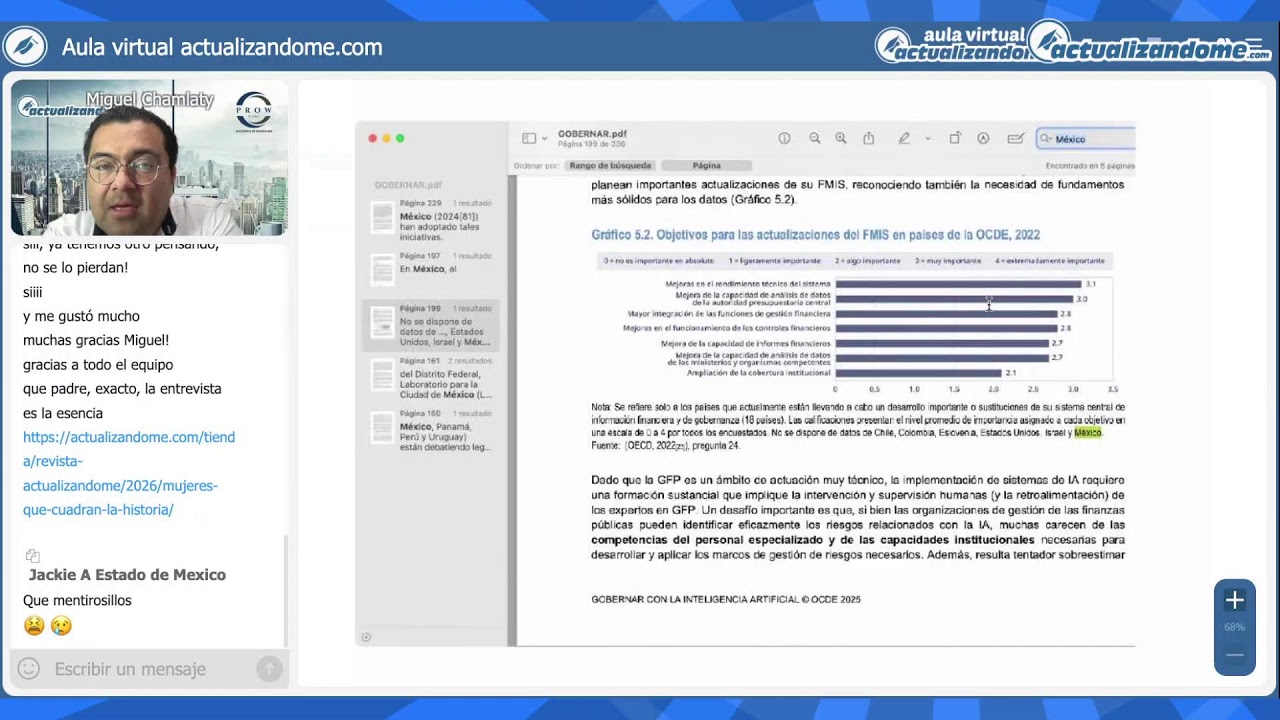 La Hora AMCPMX – Gobernar con la Inteligencia Artificial – 2da. Sesión – #BarraActualizandome
