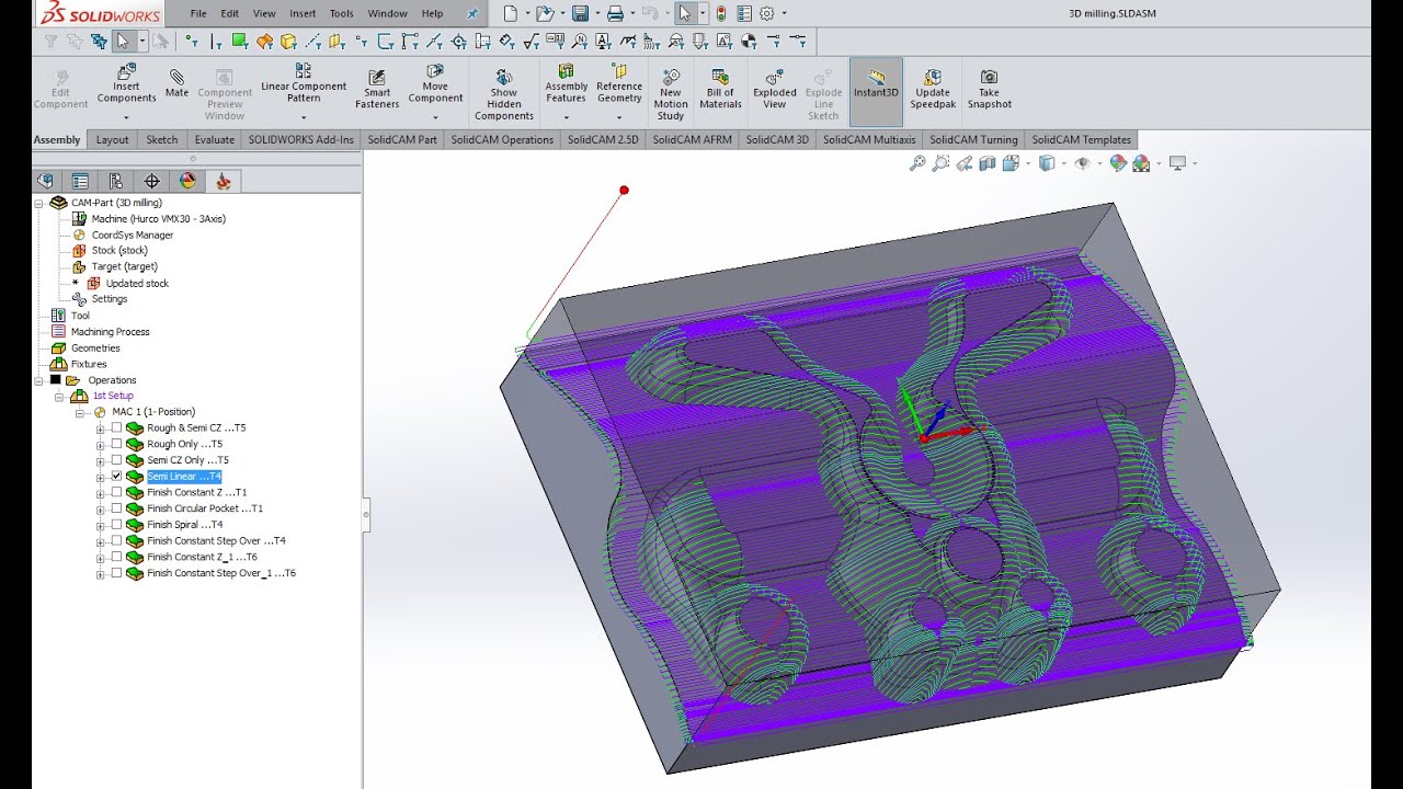 SolidCAM - KevCAM Night School - 3D Milling