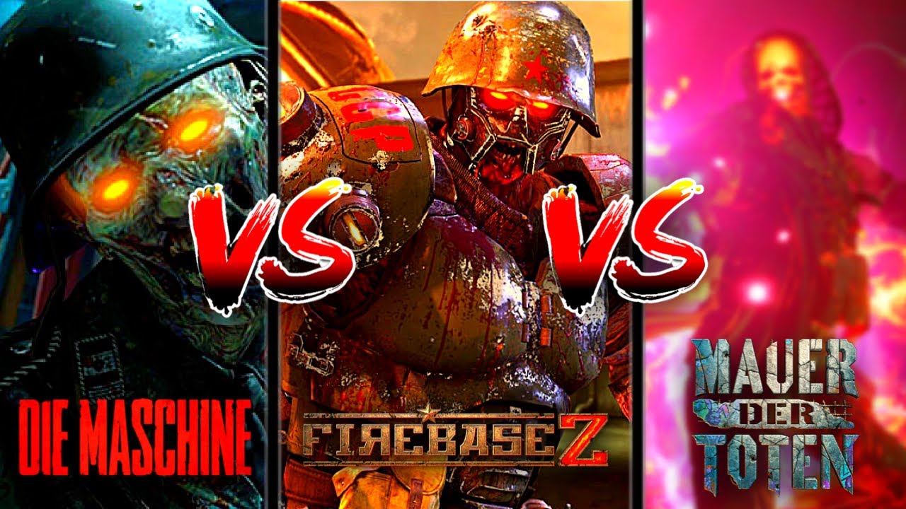 Die Maschine vs Firebase Z vs Mauer Der Toten, Which is Better. (Cold War Zombies)