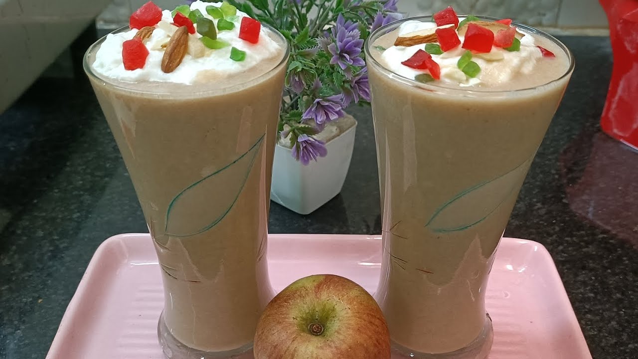 Apple Chiku Shake | How to make apple Chiku Shake |