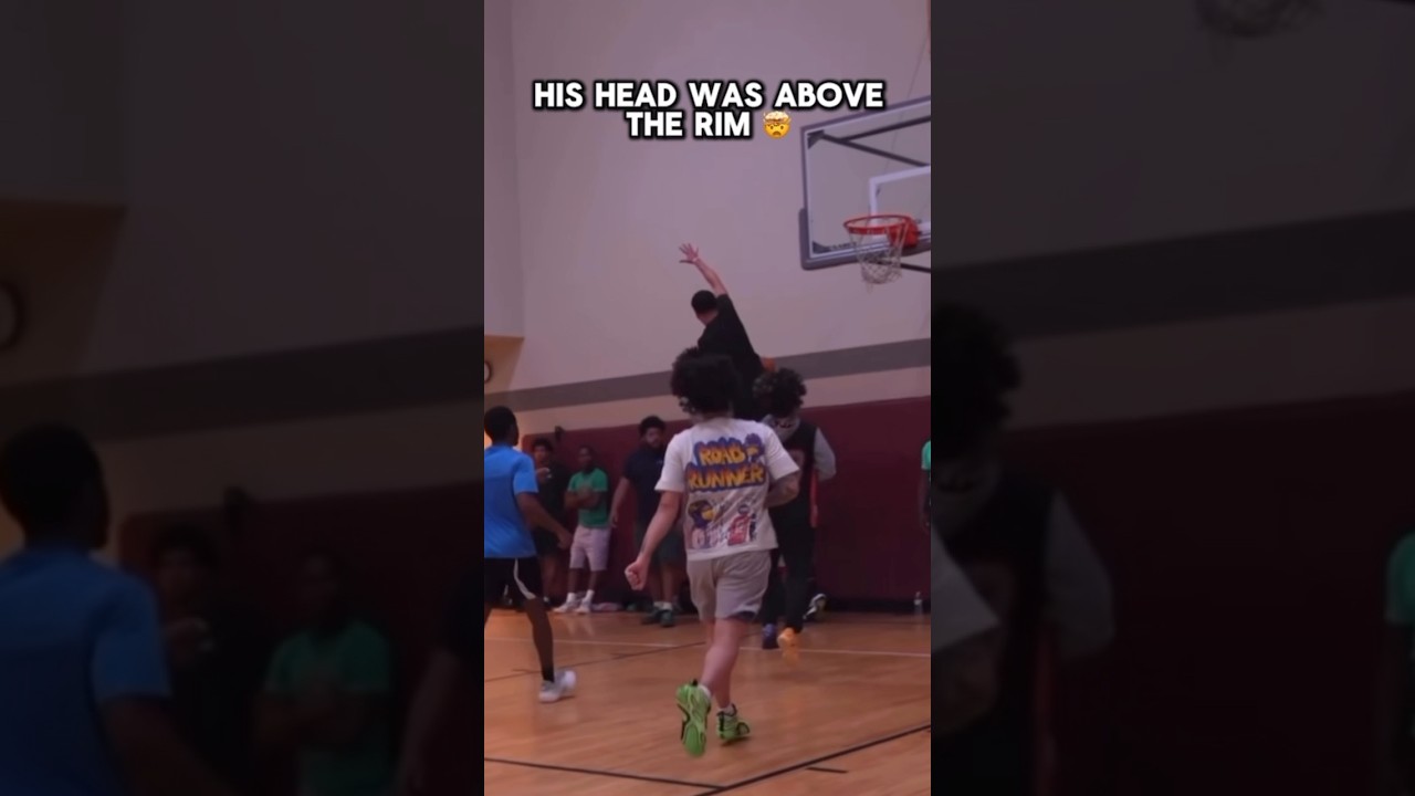 He gave him a super boost on this block #basketball