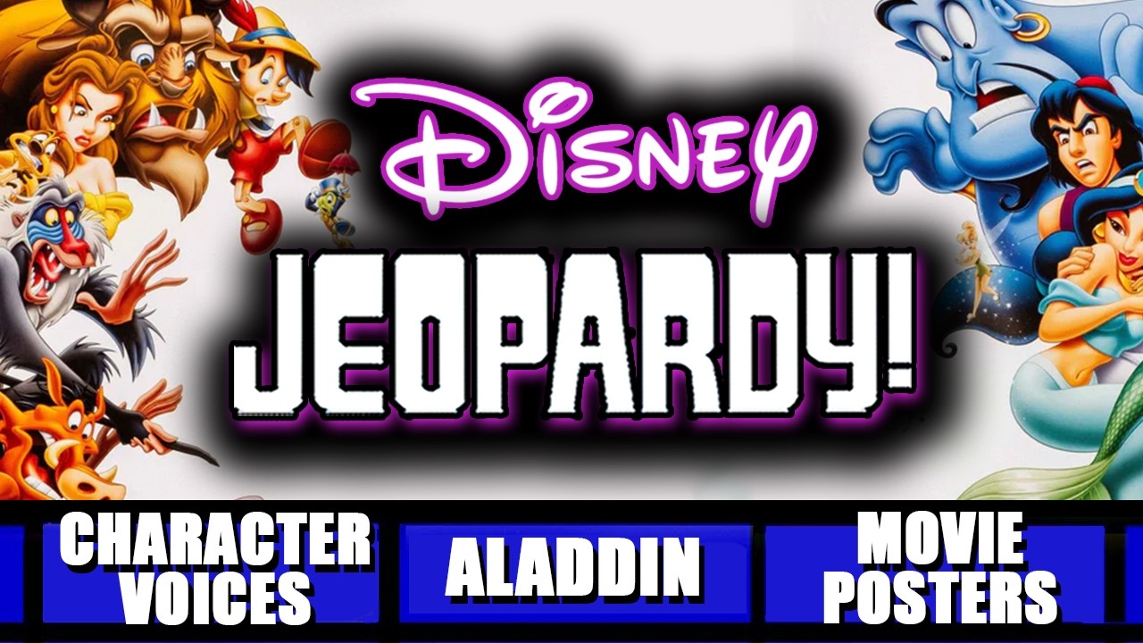 Disney Jeopardy &bull; Zoomed-In Posters | Character Voices
