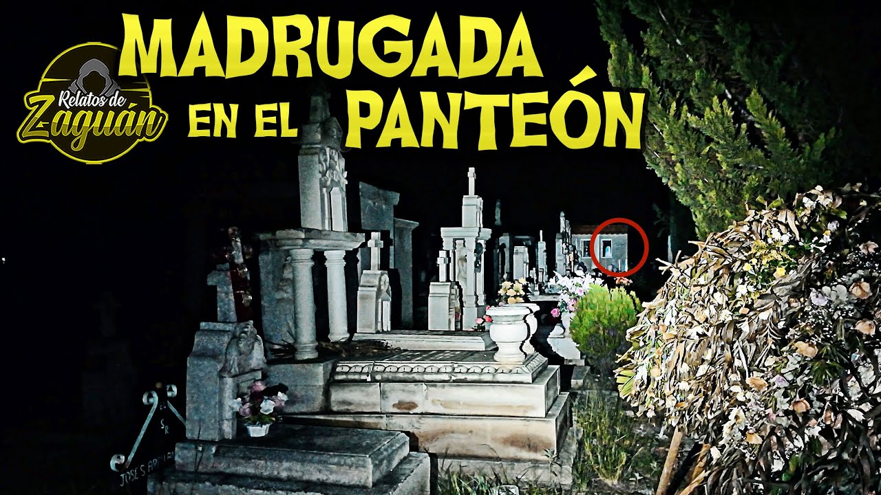 SILUETA DE UN FANTASMA EN LA VENTANA DE UNA TUMBA !!