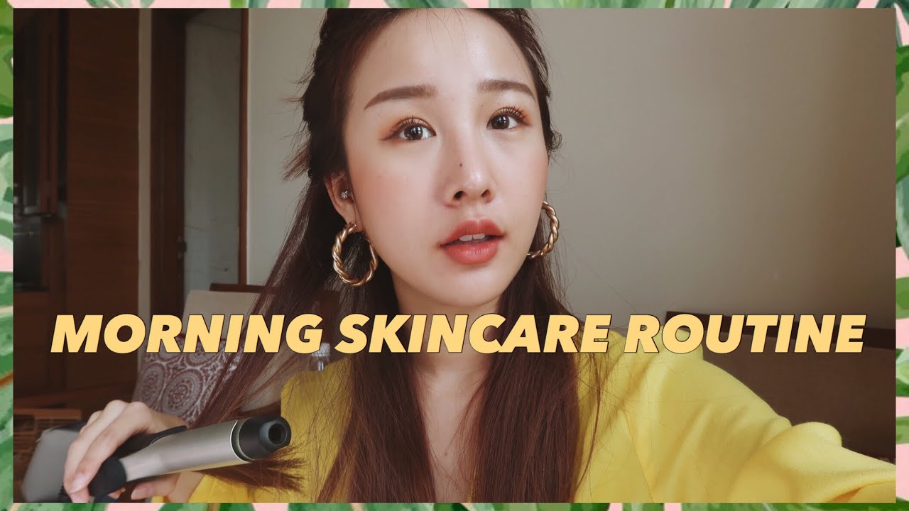 MORNING (skincare) ROUTINE+GRWM สกินแคร์ยามเช้า แต่งหน้าลุคเที่ยวอินเดีย😆💕| Brinkkty
