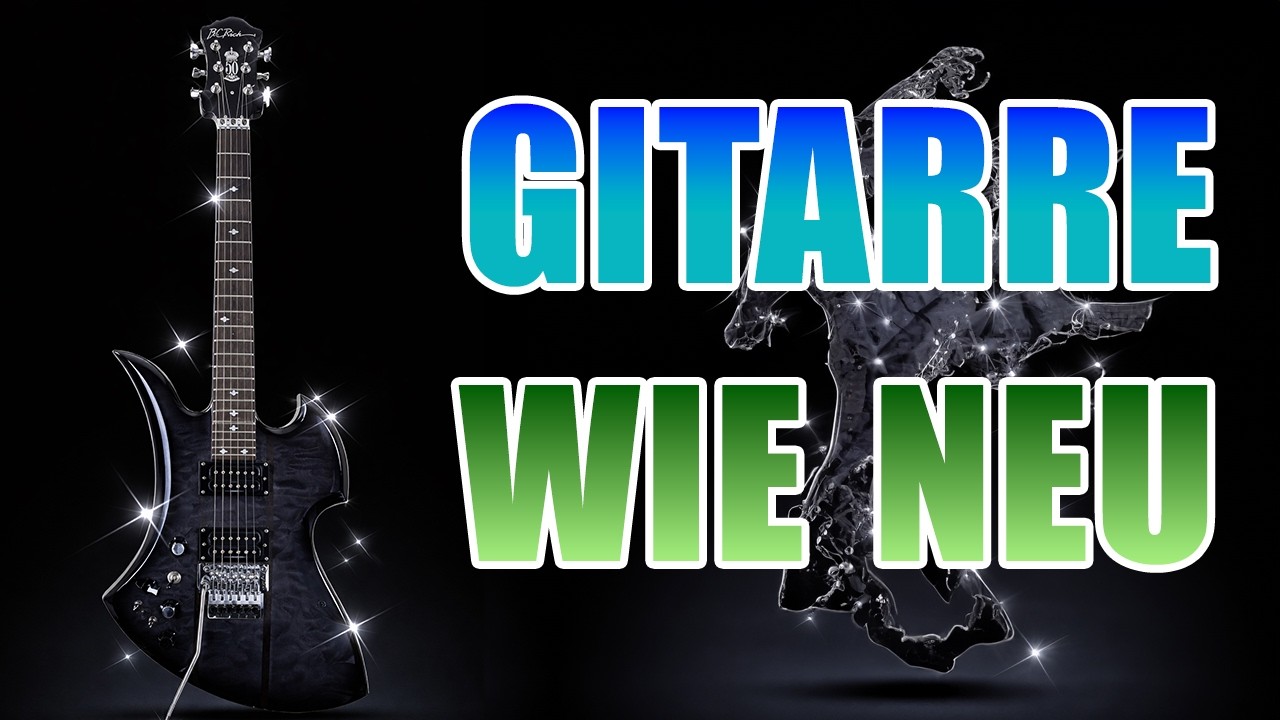 Diese Gitarrenpflege lässt deine Gitarre wieder WIE NEU spielen!