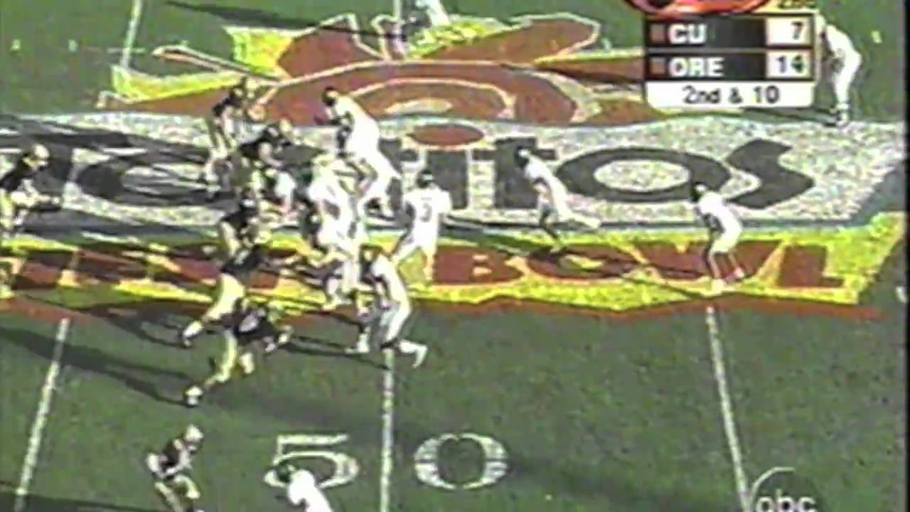 Oregon Ducks vs Colorado Fiesta Bowl 2002 Highlights