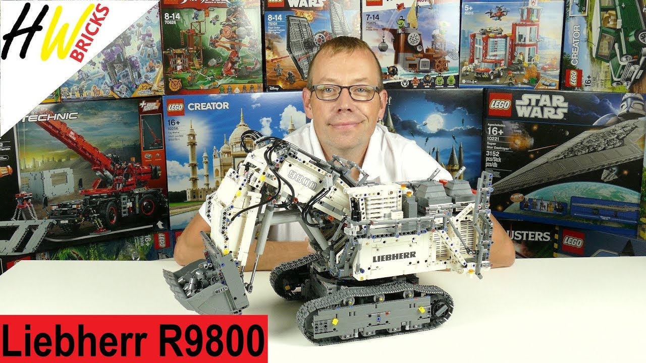 Das weisse Monster LEGO Technic 42100 Liebherr R9800