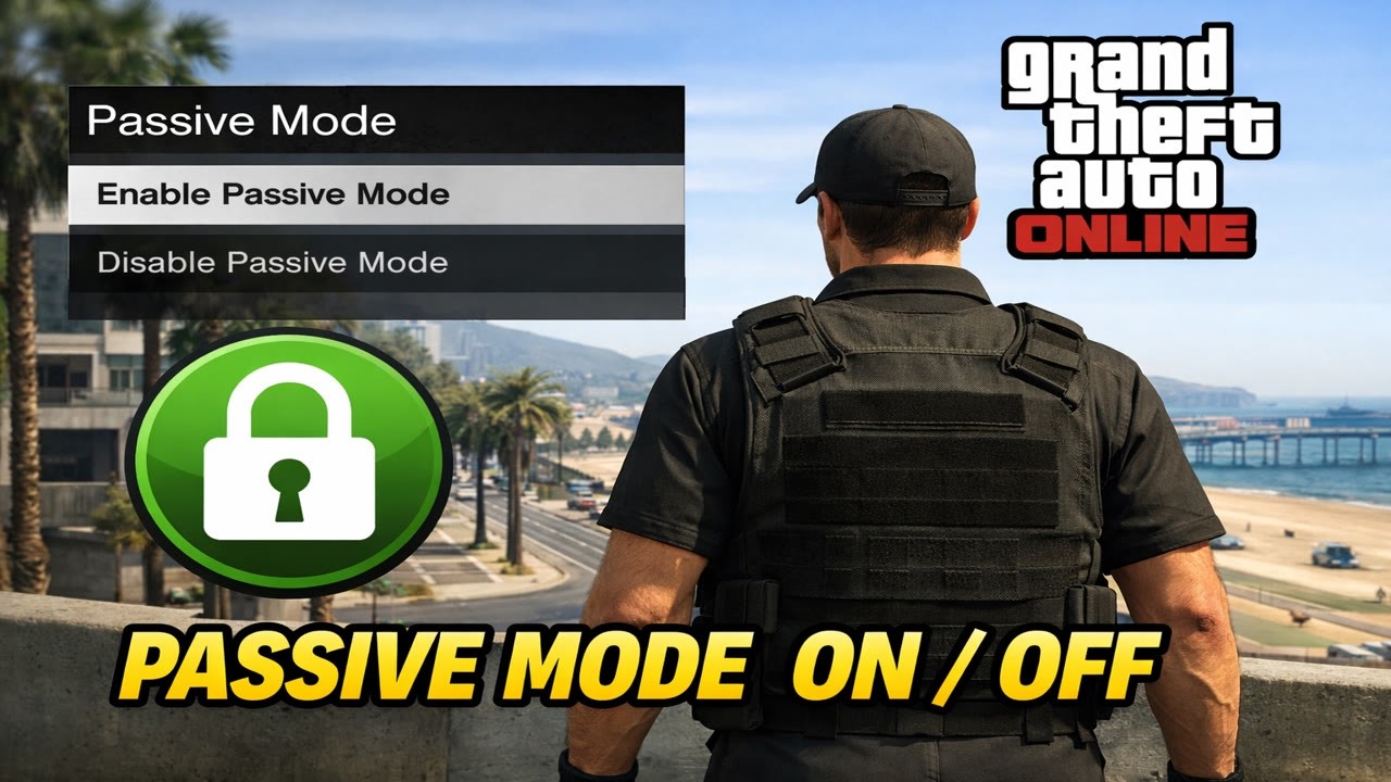 Как включить и выключить пассивный режим в GTA 5 Online