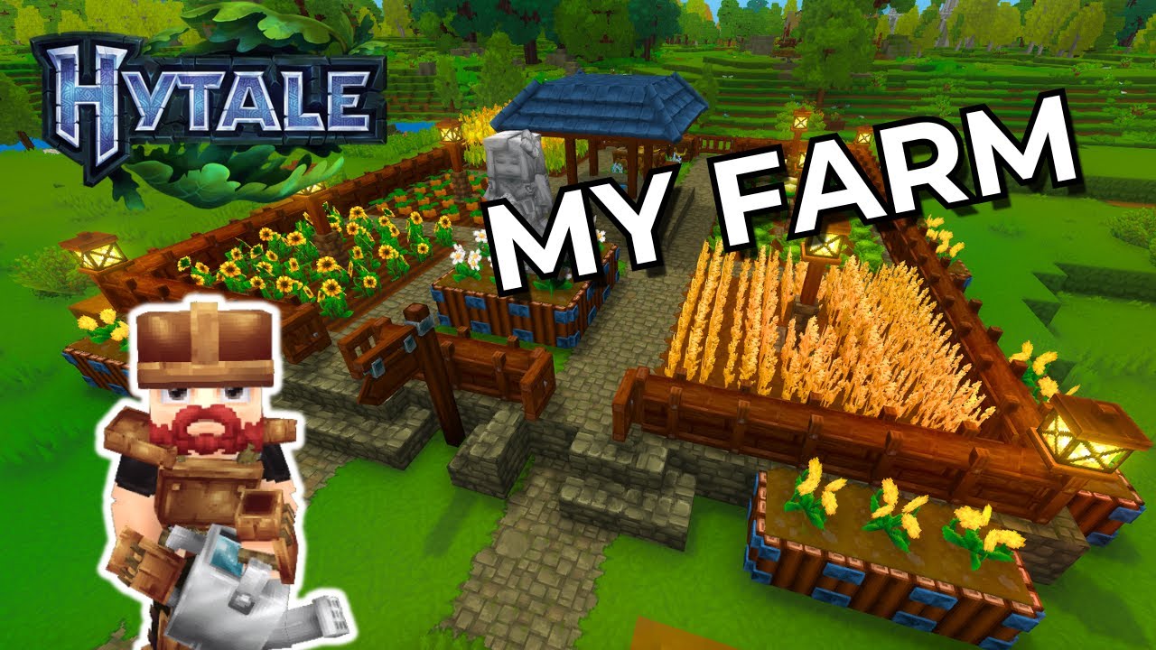 I Built a Farm in Hytale | Lavathor Plays Hytale Episode 2