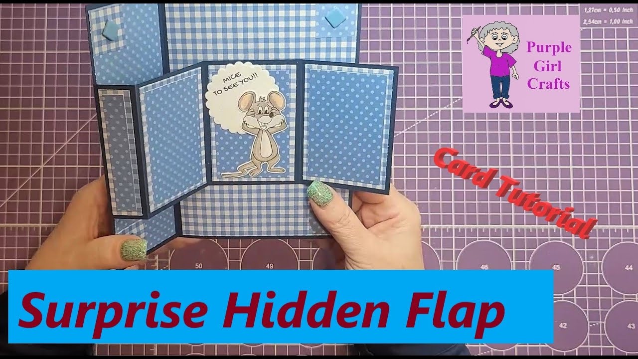 Popup card tutorial with a hidden flap