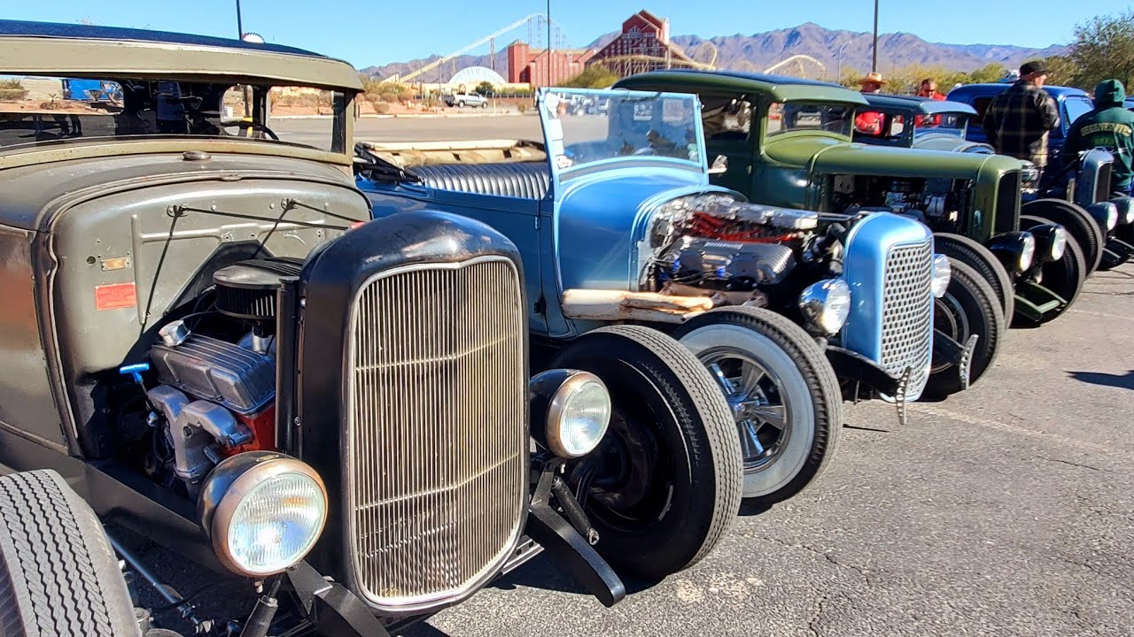 Shifter's 30th Anniversary Car Show - Hot rods, classics, buckets.  11/12/2022 - Primm, Nevada