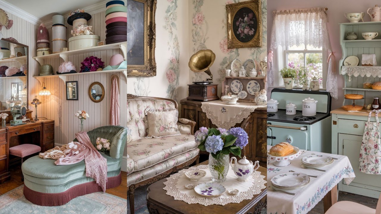 Grandmacore Aesthetic: How to Style a Cozy Vintage Home with Thrifted Finds🌹🍃HOME DECOR