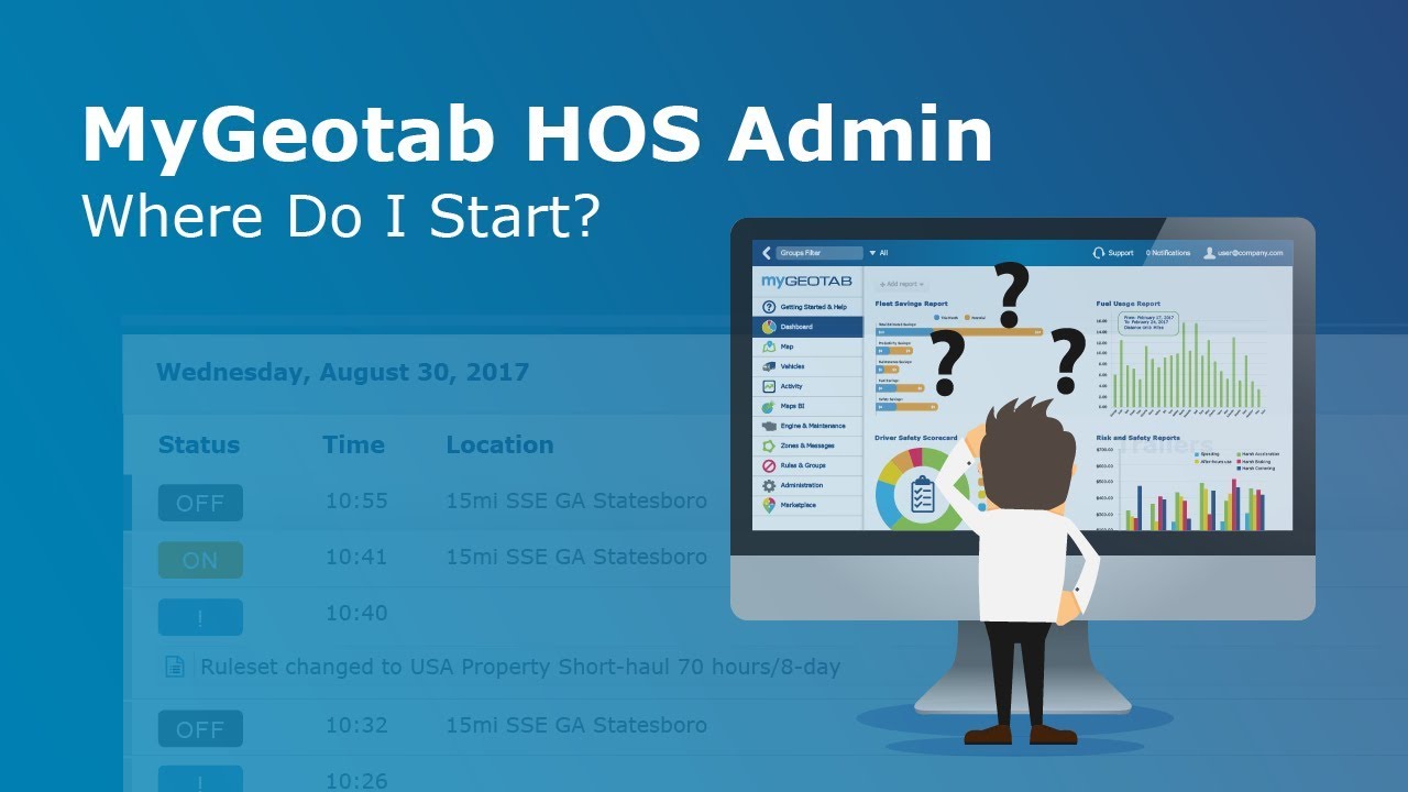 MyGeotab HOS Admin - Where Do I Start? | Geotab Drive